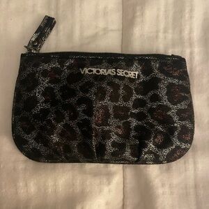 Victoria's Secret Metallic Leopard Cosmetic Bag